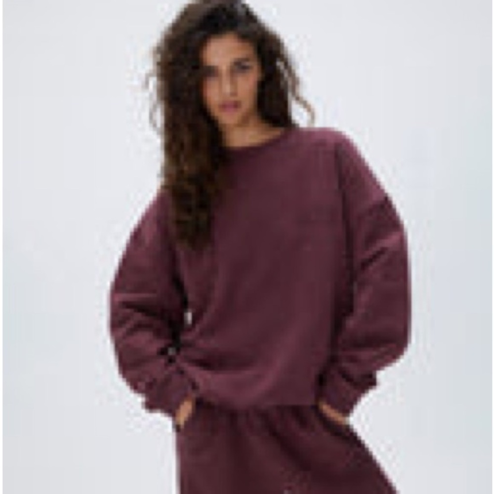 Adanola Performance Burgundy Sweatshirt